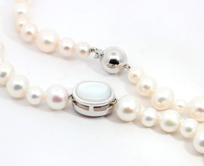 'Winter Berry' Garnet and Pearl Necklace