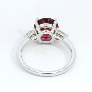 Garnet and Diamond Ring