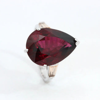Garnet and Topaz Ring