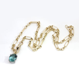 'Icicle' Tourmaline Pendant Necklace