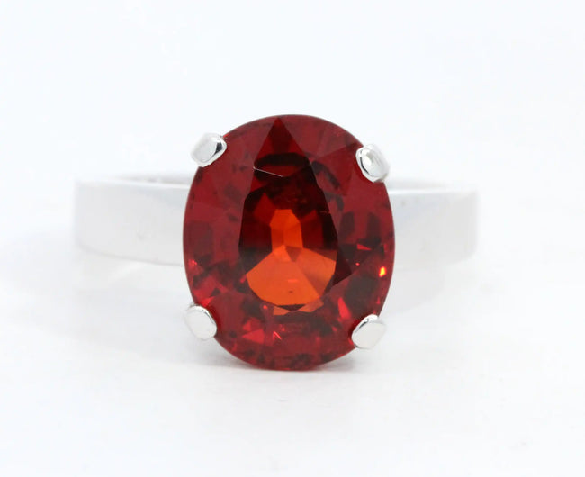 Oval Garnet Ring