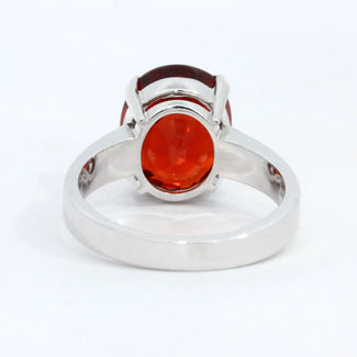 Oval Garnet Ring
