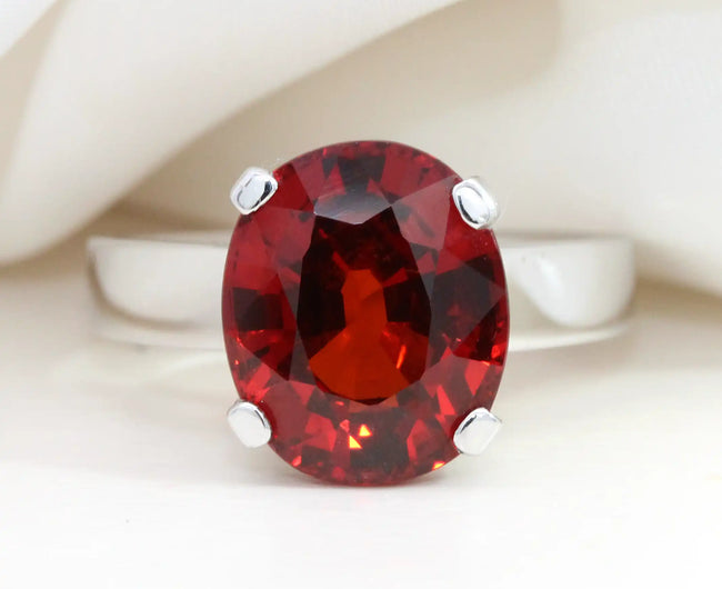 Oval Garnet Ring