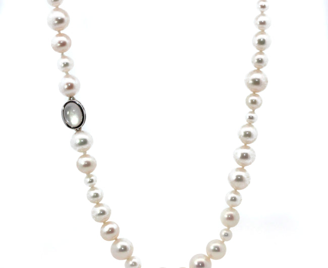 'Sugar Plum' Pink Spinel and Pearl Necklace