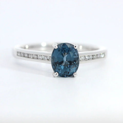 1.38ct Blue Spinel Ring