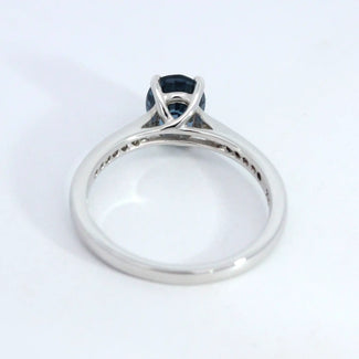 1.38ct Blue Spinel Ring