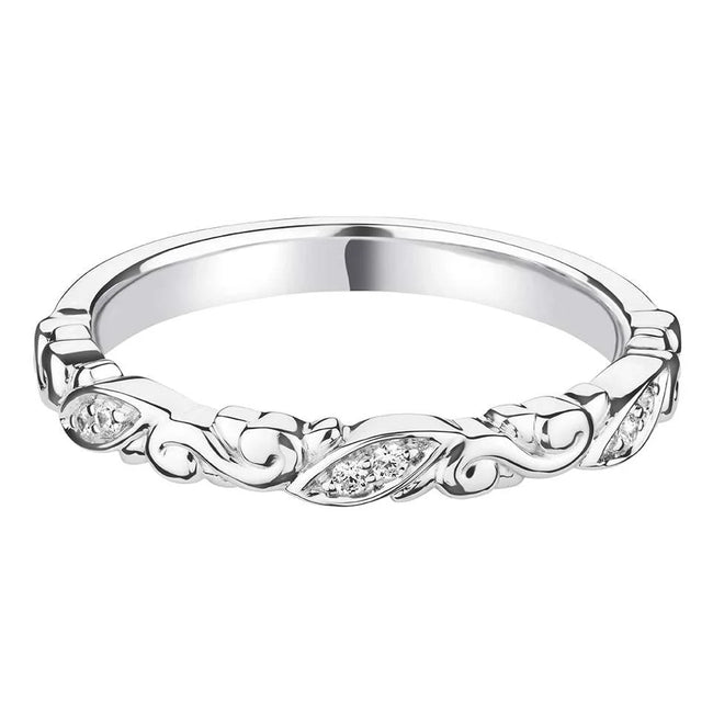Decorative-Carved-Scrolls-Diamond-Ring-white-gold
