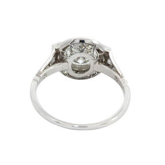 Diamond Halo Trilogy Ring