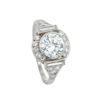 Diamond Halo Trilogy Ring