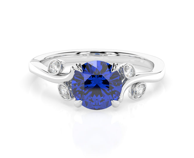 Sapphire Hedera - 0.69ct Blue Sapphire - Size Not Sure