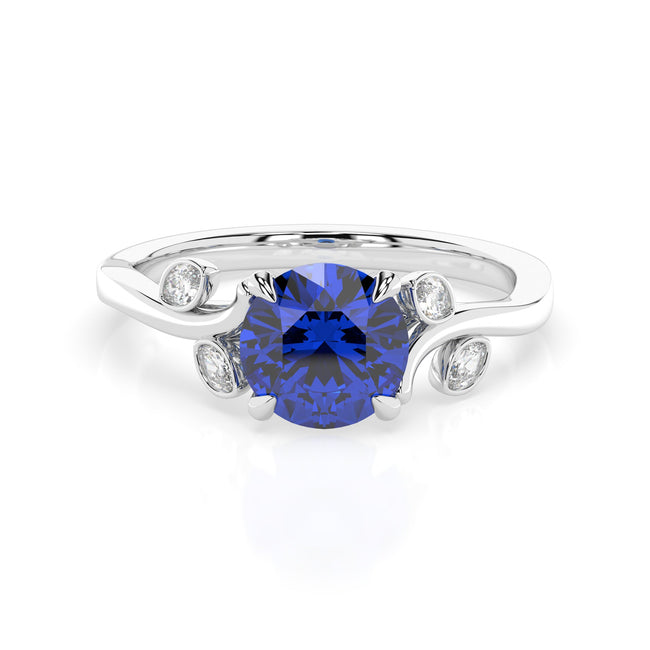 Sapphire Hedera - 0.73ct Blue Sapphire - Size Not Sure