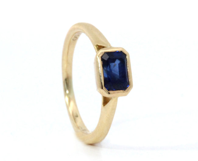Sapphire Pinky Ring