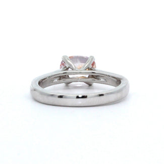 Orange  and Pink Bi-Colour Sapphire Ring