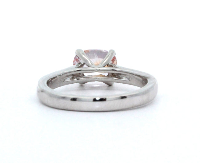 Orange  and Pink Bi-Colour Sapphire Ring