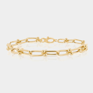 9ct Gold Industrial Bracelet