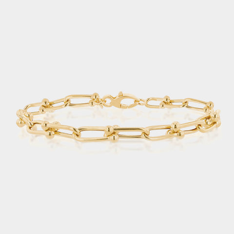 9ct Gold Industrial Bracelet