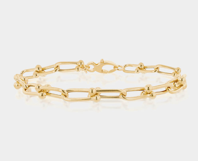 9ct Gold Industrial Bracelet