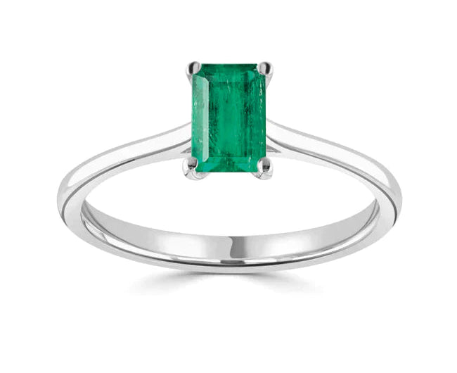 Emerald Indigo - 0.589ct Emerald - Size 
R ½