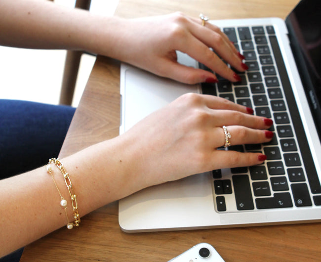 9ct Gold Industrial Bracelet