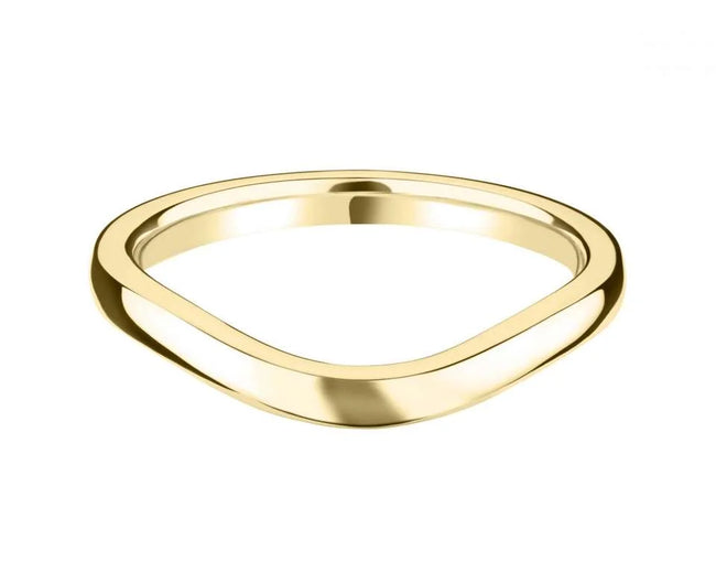 U-Shape-Curved-Wedding-Band-2mm-yellow-gold