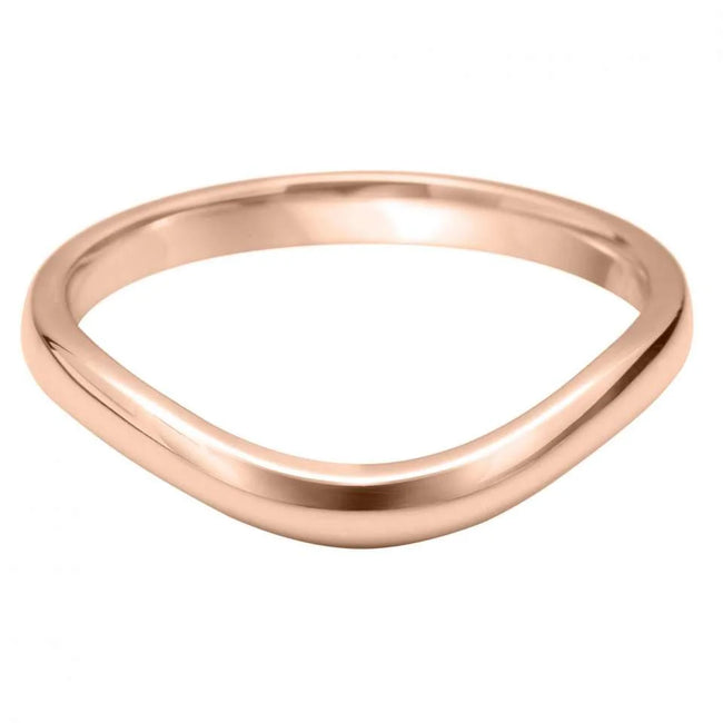 U-Shape-Curved-Wedding-Band-3mm-rose-gold