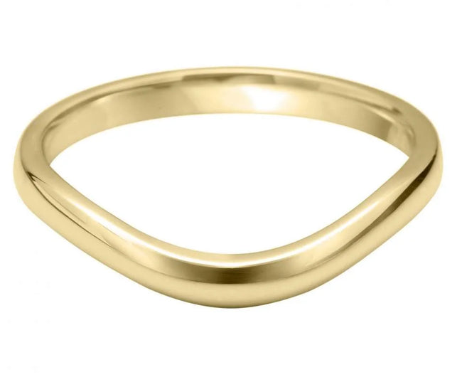 U-Shape-Curved-Wedding-Band-3mm-yellow-gold