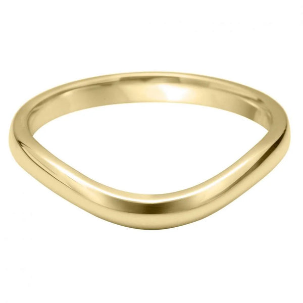U-Shape-Curved-Wedding-Band-3mm-yellow-gold