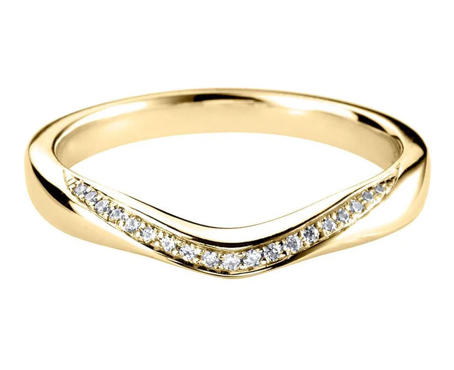 U-Shape-Curved-Wedding-Band-yellow-gold