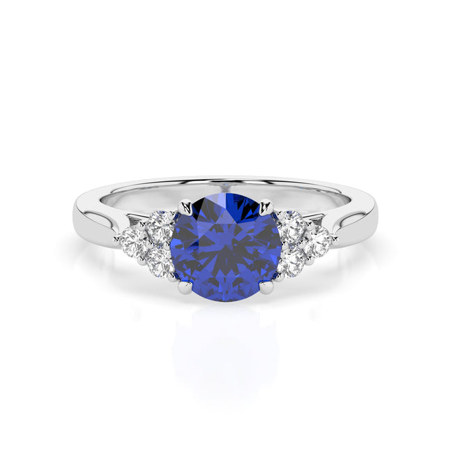 Sapphire Alyssum - 0.73ct Blue Sapphire - Size Not Sure