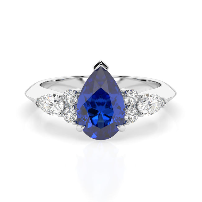 Sapphire Amore - 0.446ct Blue Sapphire - Size P