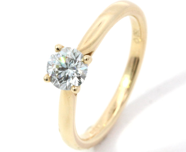 0.49ct GIA Natural Diamond Solitaire Engagement Ring