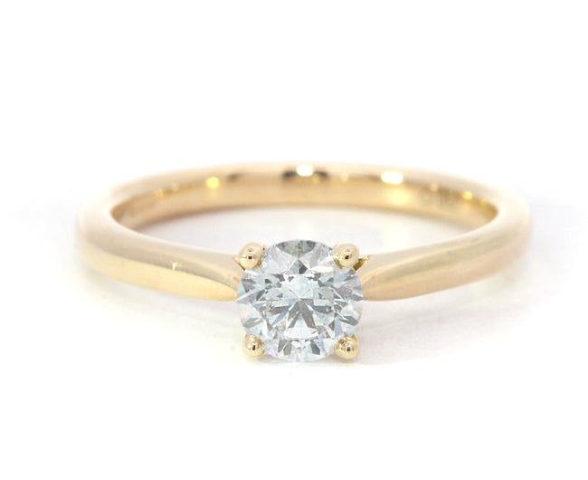 0.49ct GIA Natural Diamond Solitaire Engagement Ring