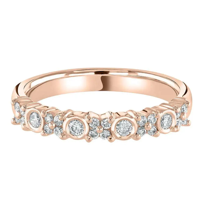 Floral diamond band online