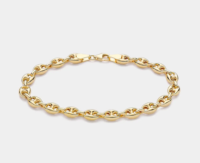 9ct Gold Mariner Link Bracelet