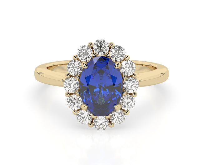 Sapphire Luna - 0.645ct Blue Sapphire - Size 
J ½