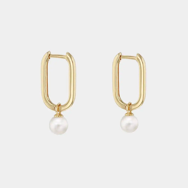 9ct Fresh Water Pearl Drop Earring