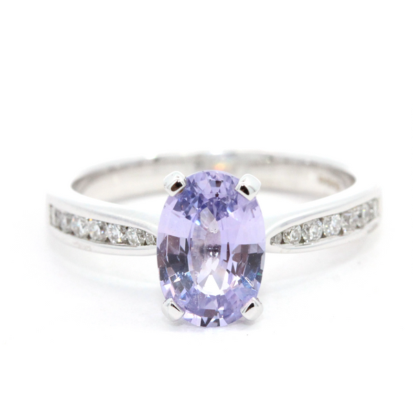 Purple Sapphire Engagement Ring Holts Gems, London