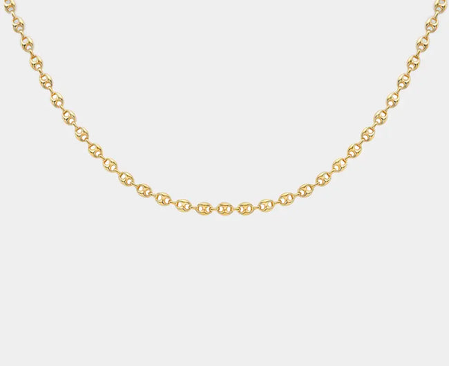 9ct Gold Mariner Chain 18''