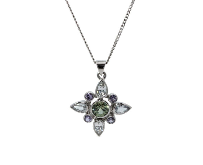 Sapphire Pendant Necklace