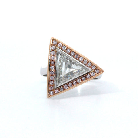 Triangle Diamond Ring