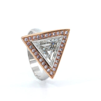 Triangle Diamond Ring
