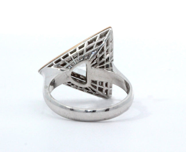 Triangle Diamond Ring