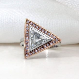 Triangle Diamond Ring