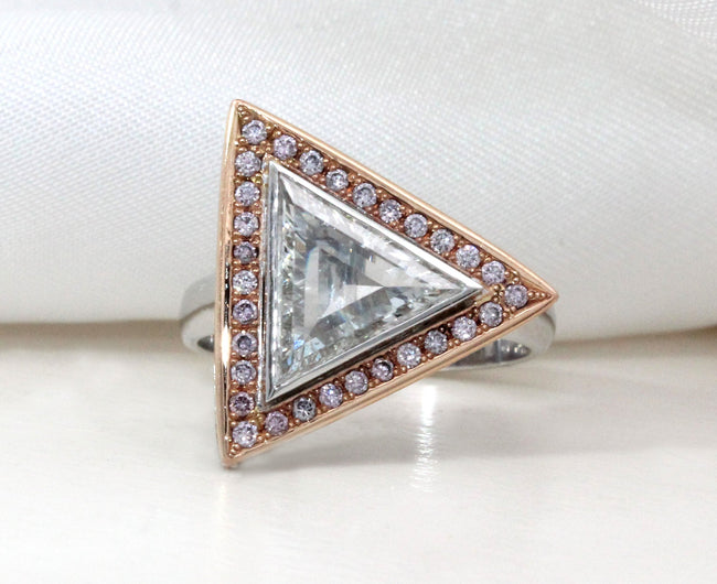 Triangle Diamond Ring